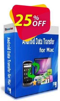 25% OFF Backuptrans Android Data Transfer for Mac Coupon code