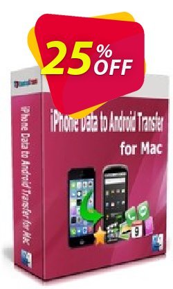25% OFF Backuptrans iPhone Data to Android Transfer for Mac - Business Edition  Coupon code