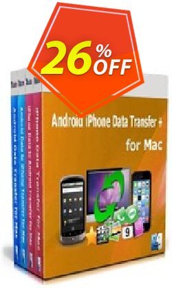 26% OFF Backuptrans Android iPhone Data Transfer + for Mac - Family Edition  Coupon code