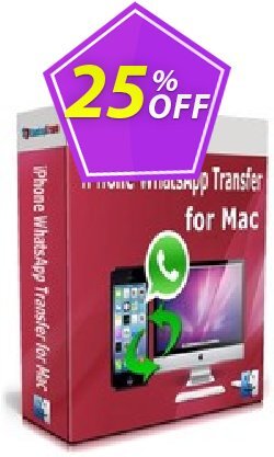 Backuptrans iPhone WhatsApp Transfer for Mac (Family Edition) super promo code 2024