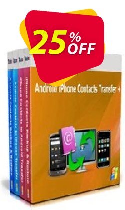 25% OFF Backuptrans Android iPhone Contacts Transfer + - Family Edition  Coupon code