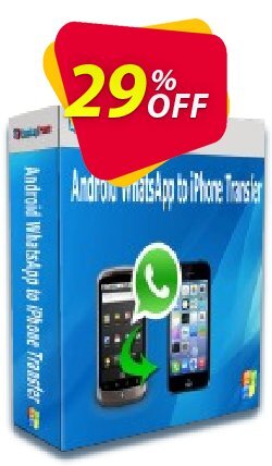 Backuptrans Android WhatsApp to iPhone Transfer Coupon discount Backuptrans Android WhatsApp to iPhone Transfer (Personal Edition) excellent discount code 2024 - dreaded offer code of Backuptrans Android WhatsApp to iPhone Transfer (Personal Edition) 2024