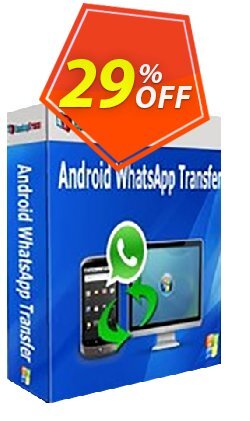 29% OFF Backuptrans Android WhatsApp Transfer Coupon code