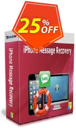 25% OFF Backuptrans iPhone Message Recovery - Business Edition  Coupon code