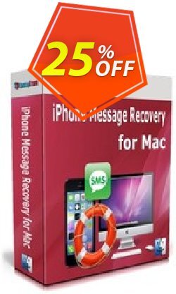 25% OFF Backuptrans iPhone Message Recovery for Mac Coupon code