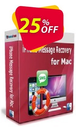 25% OFF Backuptrans iPhone Message Recovery for Mac - Business Edition  Coupon code