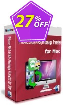 Backuptrans iPhone SMS/MMS/iMessage Transfer for Mac (Family Edition) special sales code 2024