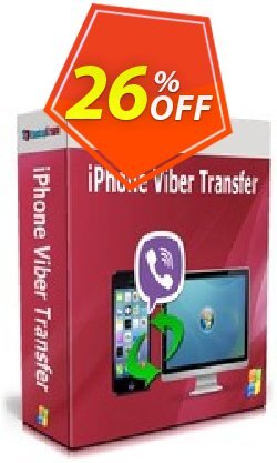 26% OFF Backuptrans iPhone Viber Transfer - Family Edition  Coupon code