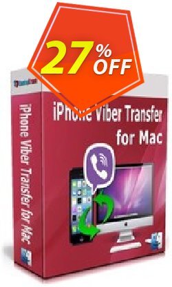 27% OFF Backuptrans iPhone Viber Transfer for Mac Coupon code