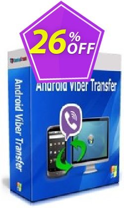 Backuptrans Android Viber Transfer (Family Edition) special promo code 2024