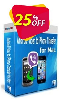 Backuptrans Android Viber to iPhone Transfer for Mac (Business Edition) formidable sales code 2024