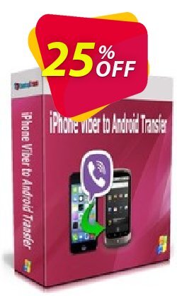 25% OFF Backuptrans iPhone Viber to Android Transfer - Business Edition  Coupon code