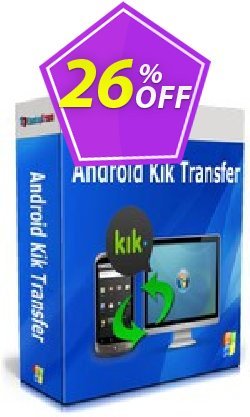 Backuptrans Android Kik Transfer - Family Edition  Coupon discount Backuptrans Android Kik Transfer (Family Edition) special promo code 2022. Promotion: hottest discount code of Backuptrans Android Kik Transfer (Family Edition) 2022