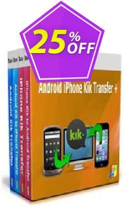 25% OFF Backuptrans Android iPhone Kik Transfer + - Business Edition  Coupon code