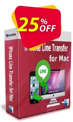 25% OFF Backuptrans iPhone Line Transfer for Mac - Family Edition  Coupon code