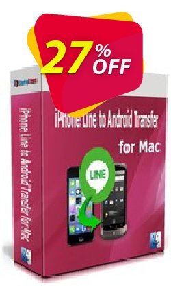 27% OFF Backuptrans iPhone Line to Android Transfer for Mac Coupon code