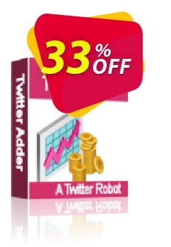 33% OFF The Twitter Adder Coupon code