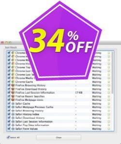 34% OFF Privacy Care for Mac Coupon code