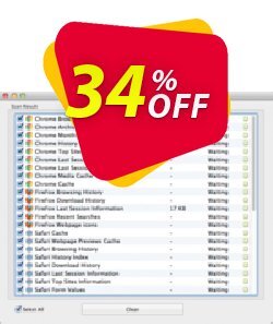 34% OFF Privacy Care for Mac Coupon code