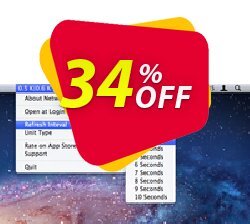 34% OFF Network Speed Monitor for Mac Coupon code