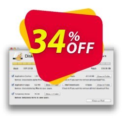 34% OFF Disk Cleaner for Mac Coupon code