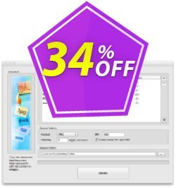 34% OFF PDF to PNG Converter for Mac Coupon code