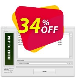34% OFF PDF to ePub Converter for Mac Coupon code