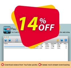 14% OFF Youtube Downloader for Mac Coupon code