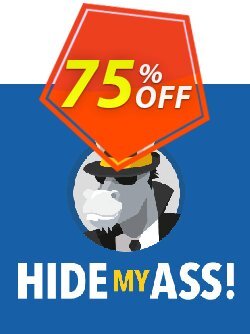 75% OFF Hide My Ass! Pro VPN 24 Months Coupon code