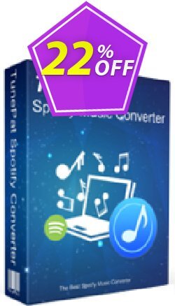 22% OFF TunePat Spotify Music Converter for Windows Coupon code