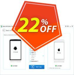 22% OFF Syncios Data Transfer for Windows Coupon code