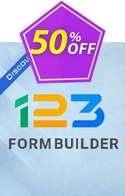 50% OFF 123FormBuilder Individual Plan, verified