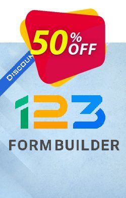 50% OFF 123FormBuilder Gold Coupon code