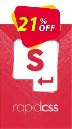 21% OFF Rapid CSS 2018 Coupon code