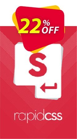 22% OFF Rapid CSS 2018 Personal Coupon code