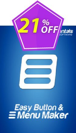 21% OFF Easy Button & Menu Maker 5 Personal - Extended Coupon code