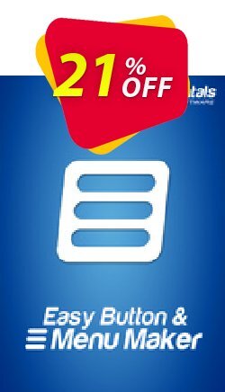21% OFF Easy Button & Menu Maker 5 Pro - Extended Coupon code