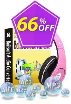 66% OFF Boilsoft Audio Converter Coupon code