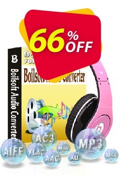 66% OFF Boilsoft Audio Converter Coupon code