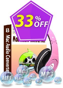 33% OFF Boilsoft Audio Converter for Mac Coupon code