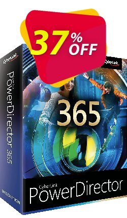 37% OFF PowerDirector 365 - Annual Plan Coupon code