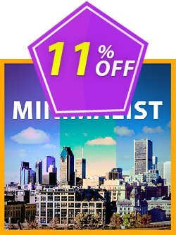 11% OFF LUTs Pack - Urban Minimalist for PowerDirector Coupon code