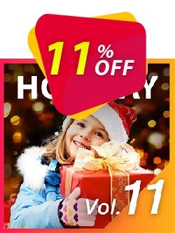 11% OFF Holiday Pack Vol. 11 for PowerDirector Coupon code