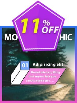 11% OFF Motion Graphic Titles for PowerDirector Coupon code