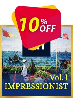 Impressionist AI Style Pack Vol. 1 Includes AI Style Plugin Deal