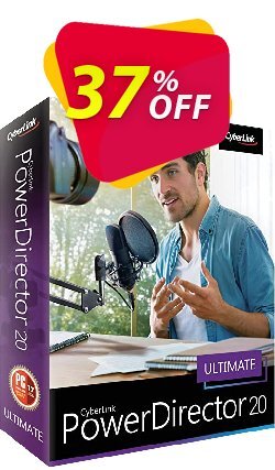 37% OFF PowerDirector 20 Ultimate Coupon code