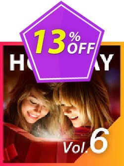 13% OFF Holiday Pack Vol. 6 for PowerDirector Coupon code