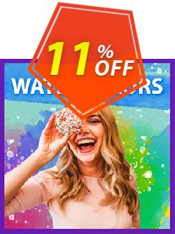 11% OFF Watercolors Frame Pack for PhotoDirector Coupon code