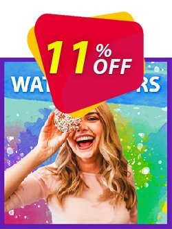 11% OFF Watercolors Frame Pack for PhotoDirector Coupon code