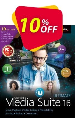 10% OFF Media Suite 16 Coupon code